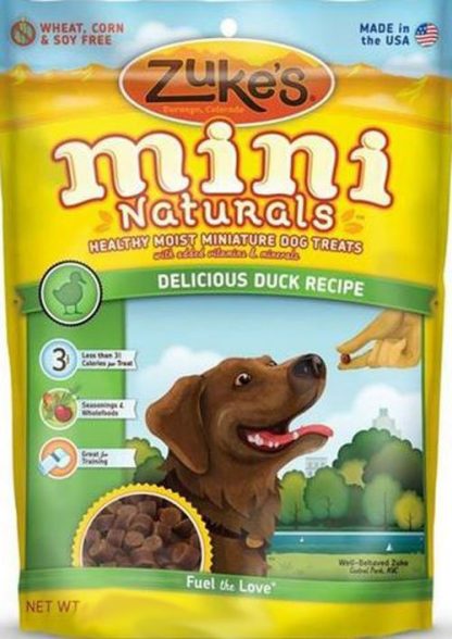 Gâterie pour chien au Canard, tendre Mini Naturals, Zuke's