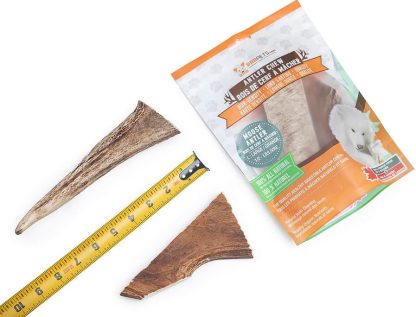 Gâterie pour chien, bois de cerf à mâcher, BRB Pets    sac 1/2lb