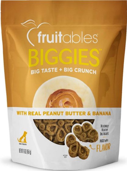 Gâterie pour chien Fruitables, Biggies au beurre d'arachide et bananes