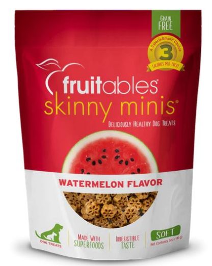 Gâterie pour chien Fruitables, skinny minis au melon d'eau - 141g (5 oz)