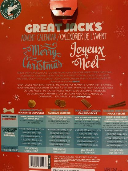 Calendrier de Noël pour chien GREAT JACK'S