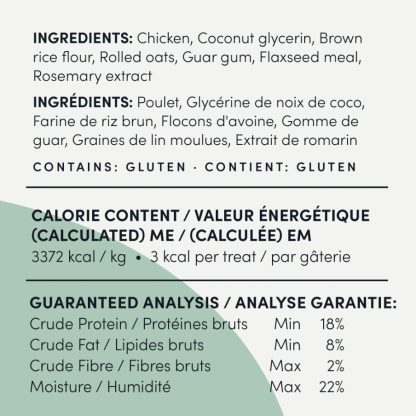 Gâteries pour Entraînement pour Chien, Poulet, Crumps' Naturals