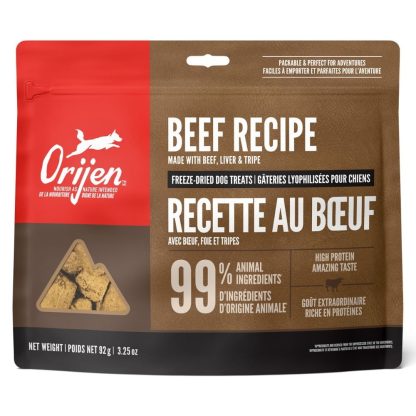 Gâteries lyophilisées pour chiens au boeuf, Orijen 92g (3.25oz)